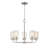 Moven 5 - Light Steel Dimmable Chandelier-557782208