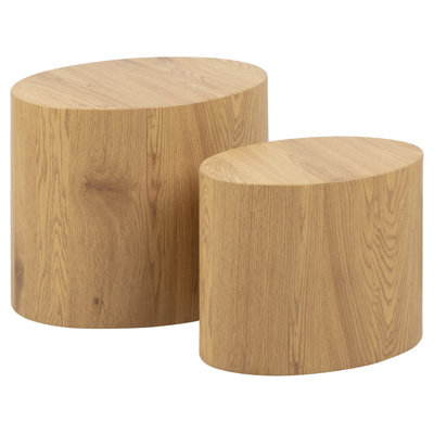 Burmaster Drum End Table Set