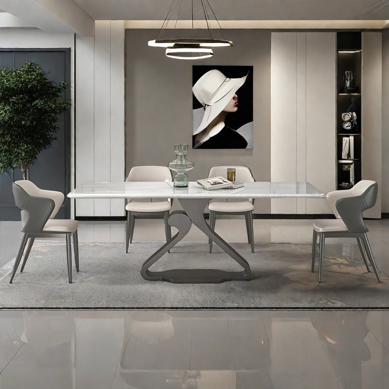 Ensemble de table de salle à manger Thick Luxury, H 29,5 po x L 55 po x l 31,5 po  