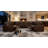 Premium Genuine Leather Match Power Reclining Sectional With Adjustable Footrests & Modern U-shaped Layout-1711472967