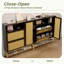 Armoire de rangement pour chaussures avec 2 tiroirs rabattables-1868892727