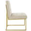 Chaise d'appoint en velours Privy-899960242
