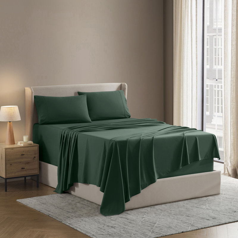 Ensemble de draps Luxury Collection Classic, Vert Everglade, Double TG