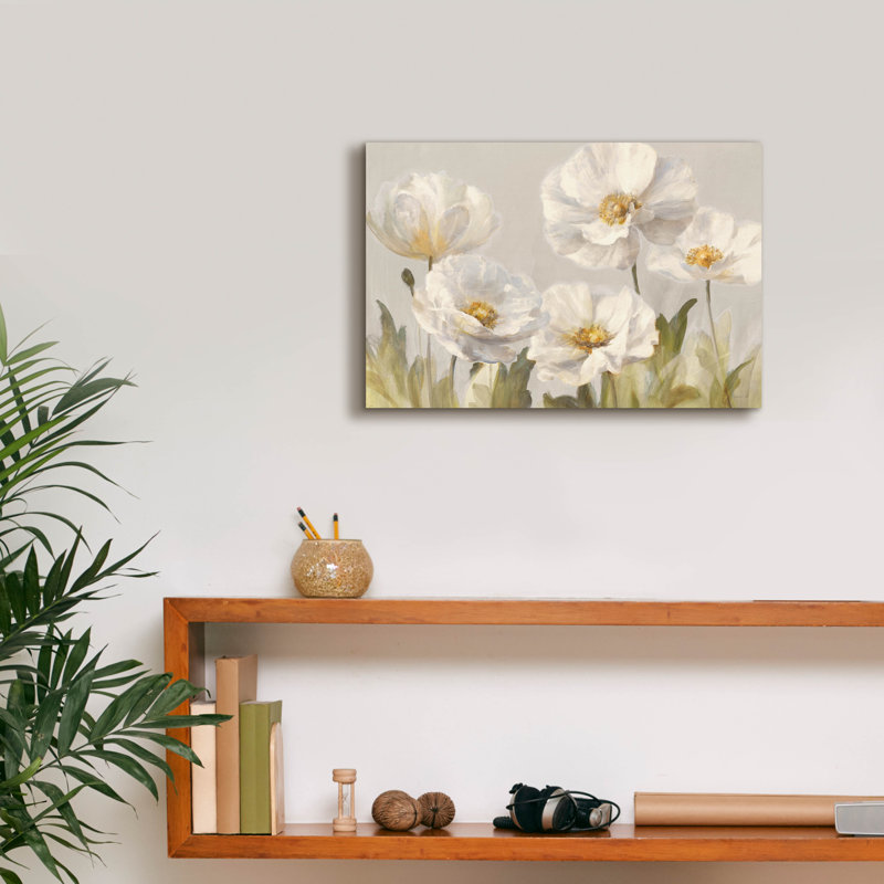 Art mural sur toile  «White Anemones» par Danhui Nai