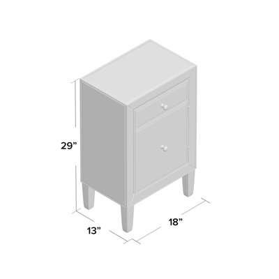 Jeni 18'' W Nightstand
