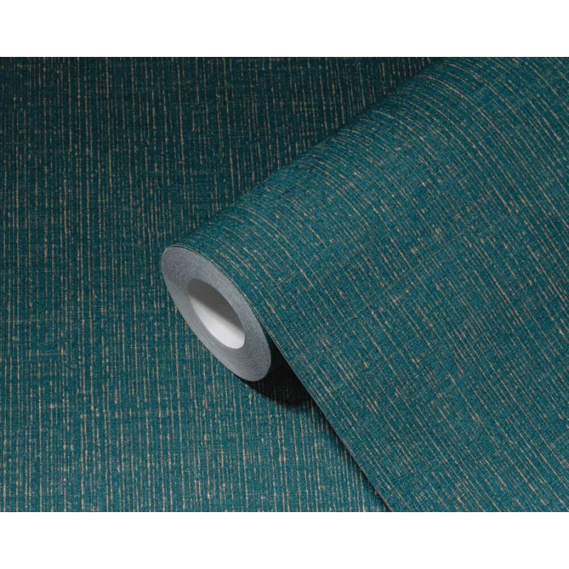 Rouleau de papier peint L 33 pi x l 21 po, Bleu / vert / turquoise
