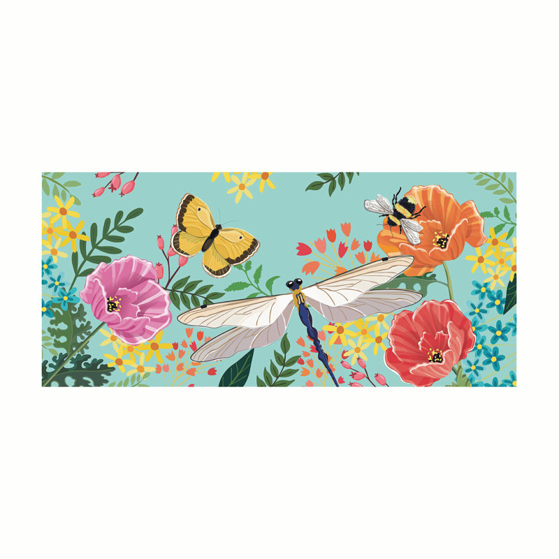 Greenhouse Garden Welcome Friends Sassafras Switch Mat