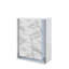 Commode en marbre blanc lune avec DEL