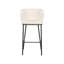 Mina Upholstered Counter Stool with Metal Frame-95982241
