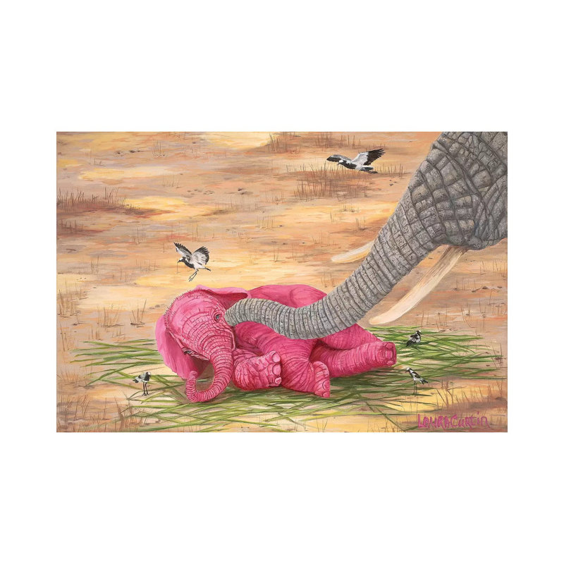 Tickle Me by Laura Curtin - Wrapped Canvas Gallery-Wrapped Canvas Giclée, 20.32 cm H x 30.48 cm W