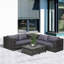 Hayslee Rattan 2 - Person Seating Group with Cushions-370596006-370596007