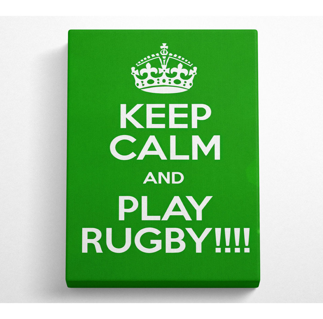 Keep Calm Rugby - Drucken