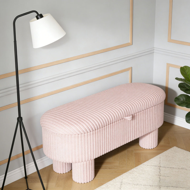 Banc rembourré Modern, Pink