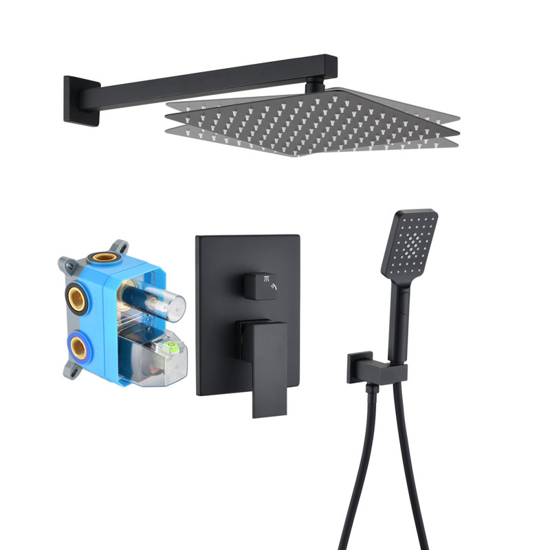 Système de douche complet avec valve brute