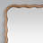 Solid Wood Wavy Mirror