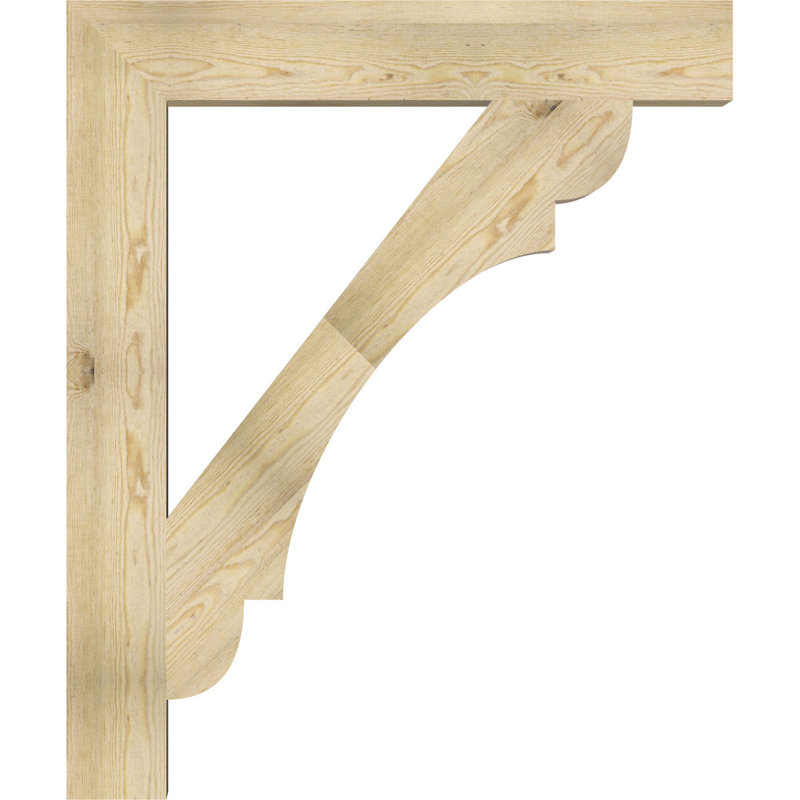 BKTOLY05 H 6 po x l 40 po support en bois / corbeau, H 48 po x l 6 po x P 40 po, Sapin de Douglas
