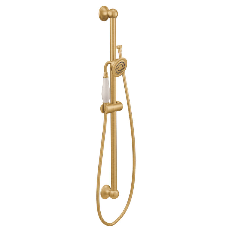 Weymouth Full Handheld Shower Head, Brushed Gold