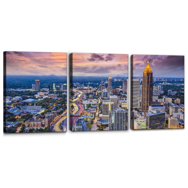 3 Piece Wrapped Canvas Print