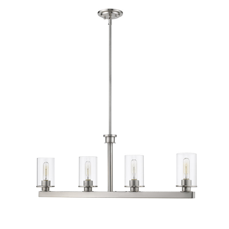 Attah 4 - Light Kitchen Island Pendant, Brushed Nickel