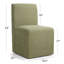 Chaises d'appoint de salle à manger avec sièges rembourrés Modern Linen-132492499