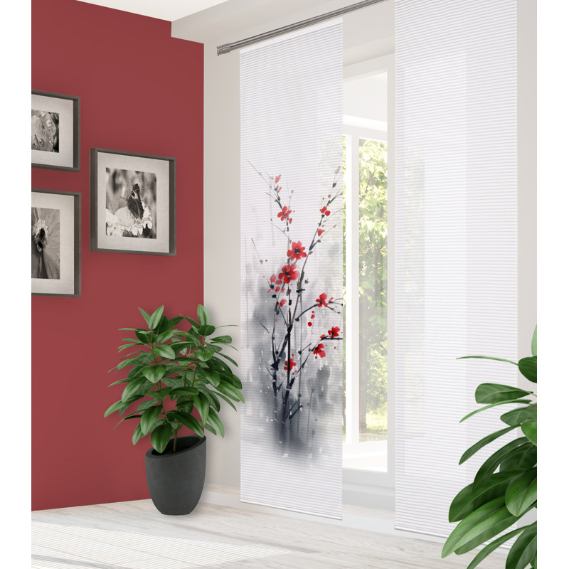 Semi Sheer Sliding Panel Single Panel