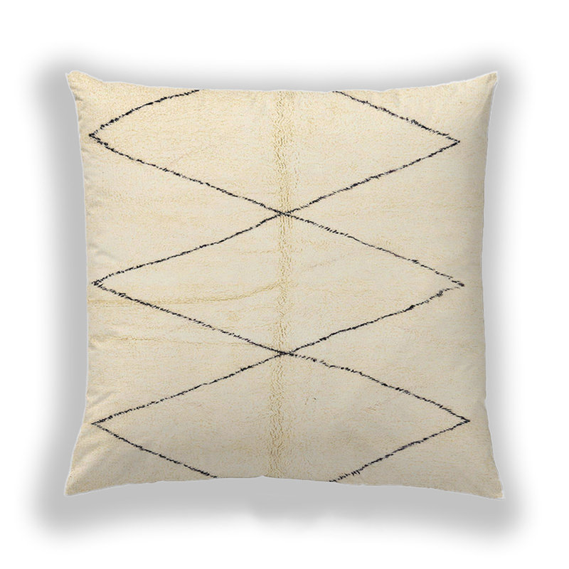 Coussin Abstract 2915, Microsuède