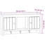 Heinrick Manufactured Wood Wall Organizer with Key Hooks