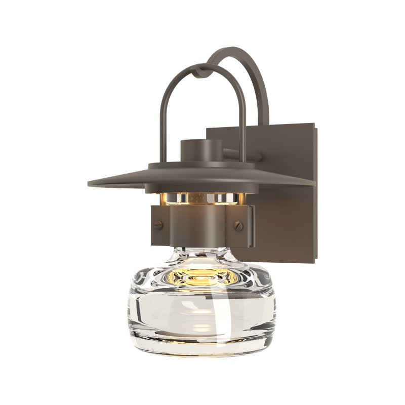Mason Outdoor Wall Lantern, 11.5" H x 8.2" W x 9" D, Coastal Dark Smoke