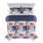 Quilt Set - Nautical Americana Patchwork Print All-Season Soft Microfiber Bedding with Pillow Sham-20503263