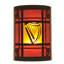 Rustic Lodge Flush Mounted Sconce