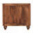 Solid Wood Arco Groove Sideboard,2-Doors,Brown