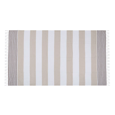 Serviette de plage 100% coton Hallas