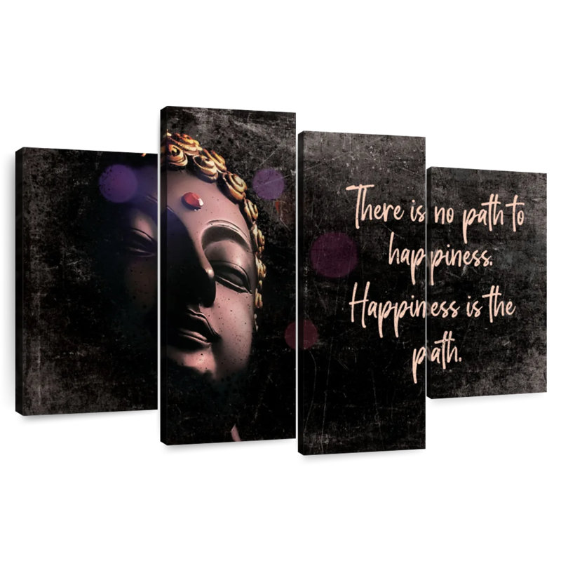 Citation «Kerrick Happiness Is The Path», H 27 po x l 43 po