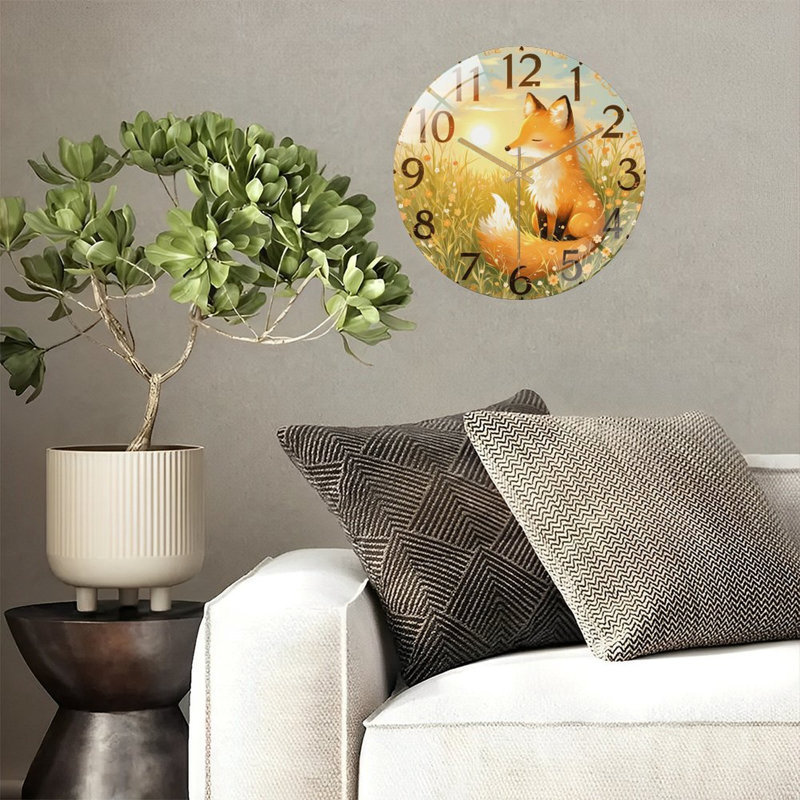 Horloge murale Fox 12 po
