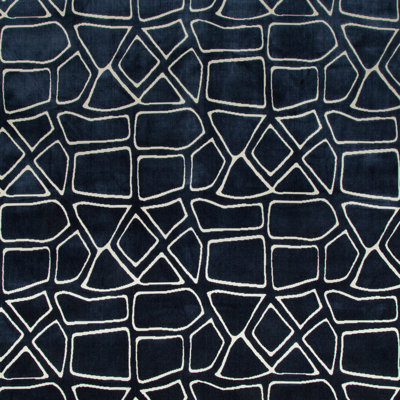 Sagamore Mural Velvet Fabric