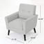 Fauteuil club inclinable gris clair