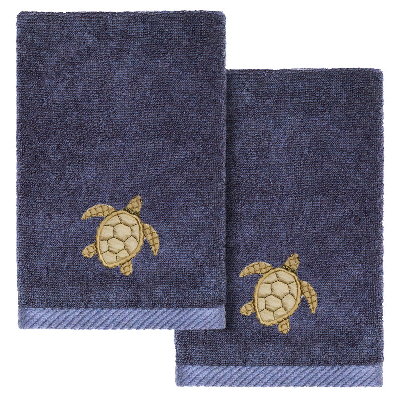  Serviette 100% coton, Marin