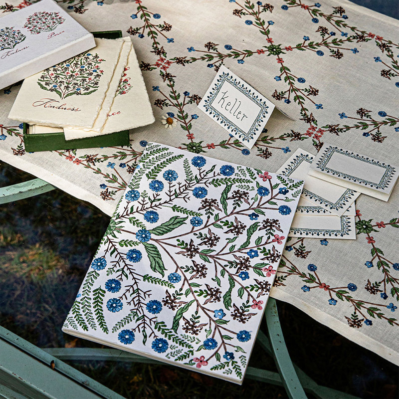 Villa Seville Embroidered 7" x 10" Paper Journal