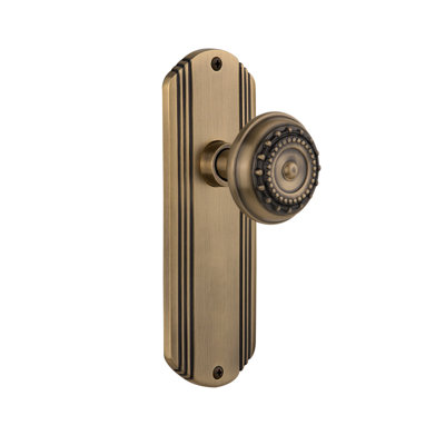 Deco Plate with Meadows Door Knob