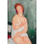 "Jeune femme dans une chemise," par Amedeo Modigliani, impression sur toile tendue avec châssis-1474573547