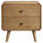 Winston Light Ash 2-Drawer Nightstand Bedside Table