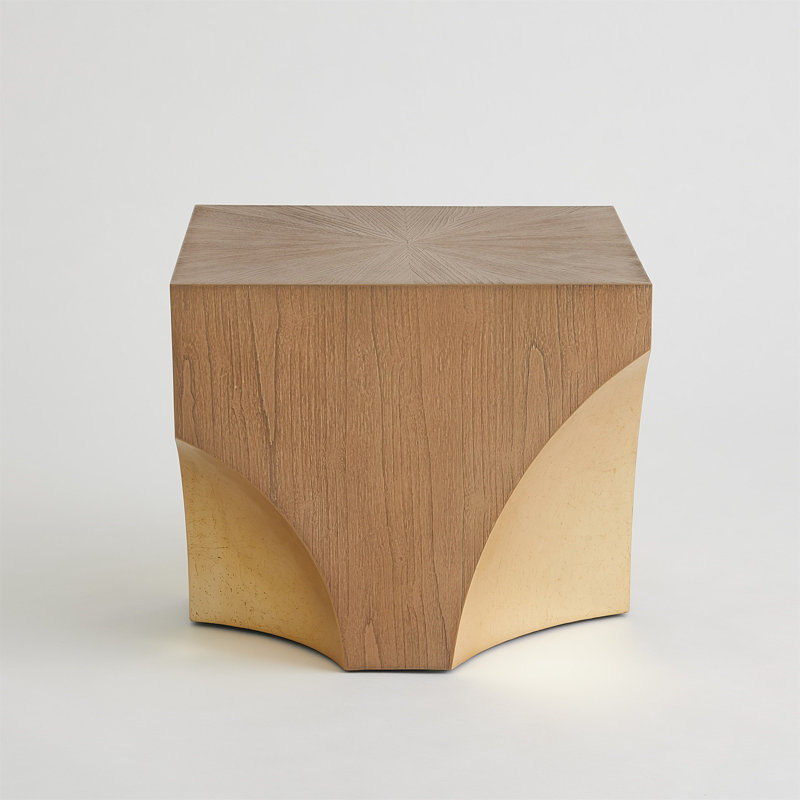 Arches Solid Wood End Table