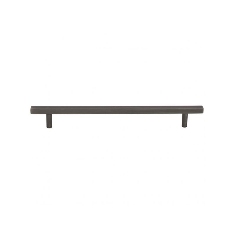 Dominique Bar Pull, Brushed Pewter, 3 3/4"