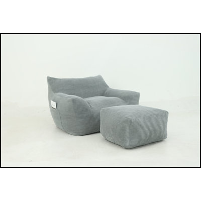 Fauteuil à billes surdimensionné confortable pour se détendre et jouer avec de la mousse déchiquetée à haute résilience