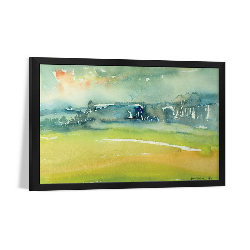«Misty Morning», reproduction d'art mural - affiche de galerie, H 16 po x l 24 po