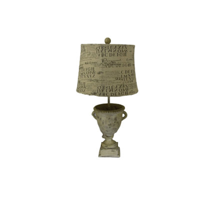 Lampe de table blanche 24 po Gotha