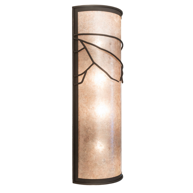 6" Wide Branches Left Wall Sconce, Oil Rubbed Bronze, 32" H x 12" W x 6" D