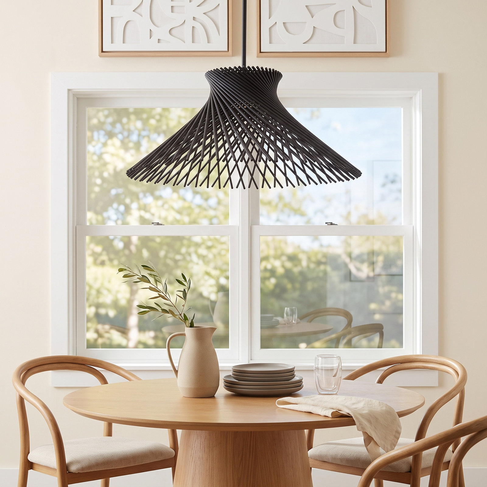 Zenya Dimmable 1 - Light Pendant, Black