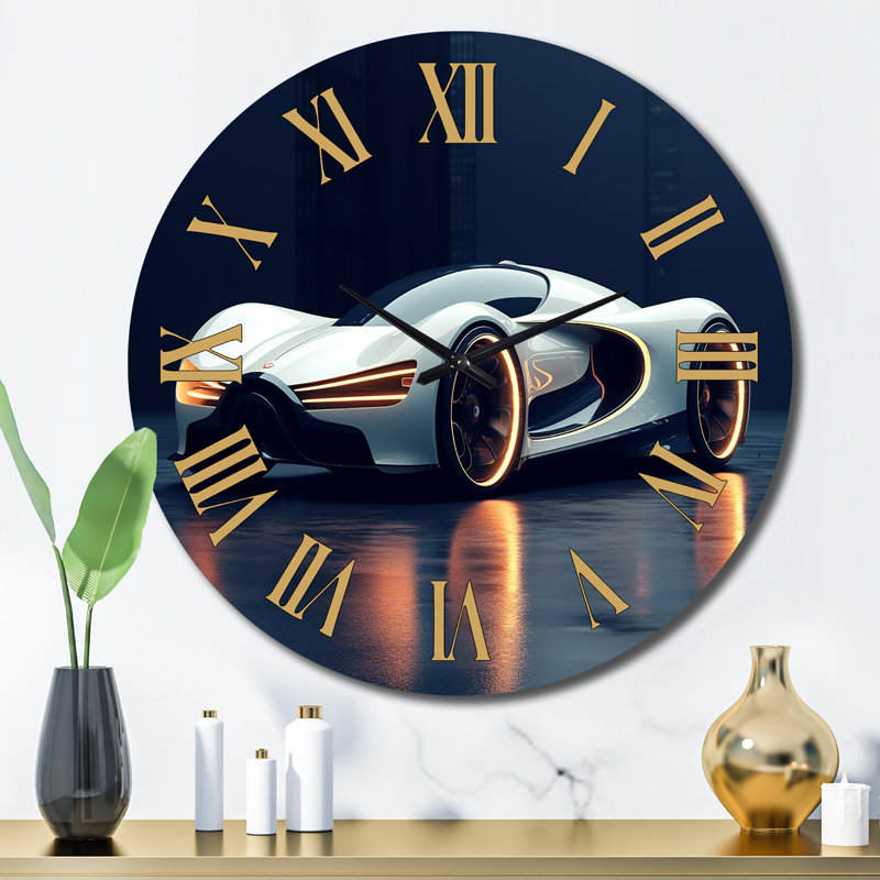 Horloge murale Futuristic Bugatti, Grand