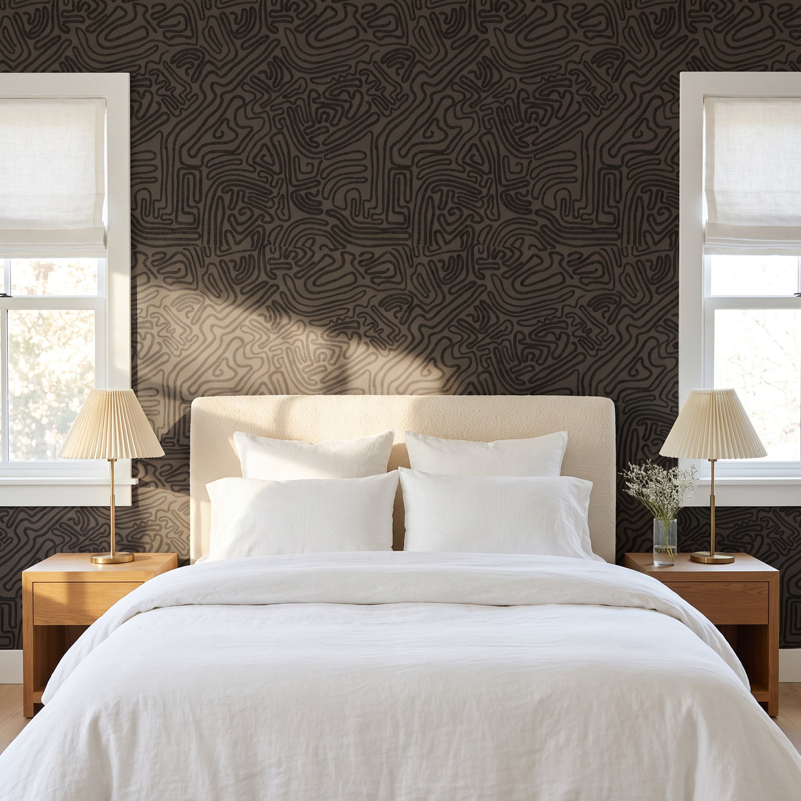 Bayer Self-Adhesive Wallpaper Roll, Black